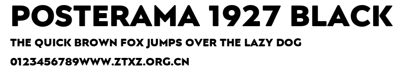 Posterama 1927 Black.ttf
