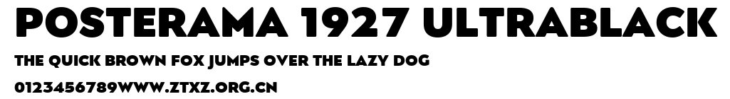 Posterama 1927 UltraBlack.ttf