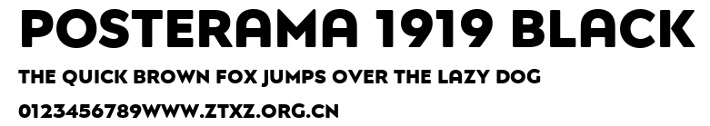 Posterama 1919 Black.ttf