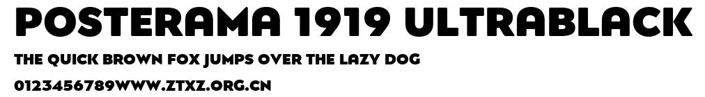 Posterama 1919 UltraBlack.ttf