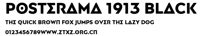 Posterama 1913 Black.ttf