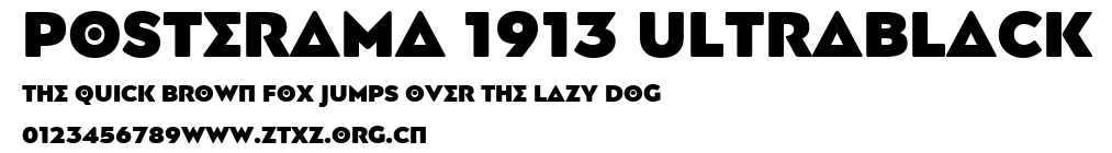 Posterama 1913 UltraBlack.ttf