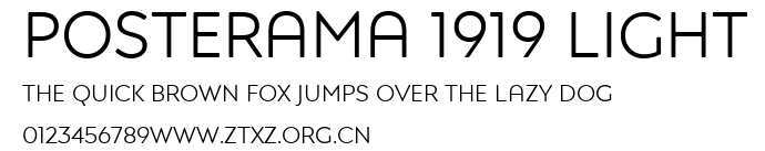 Posterama 1919 Light.ttf