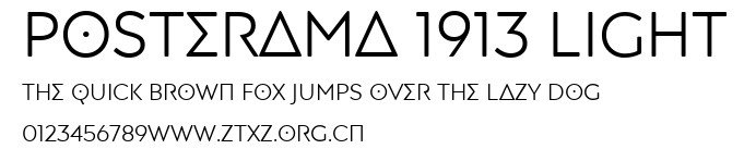 Posterama 1913 Light.ttf