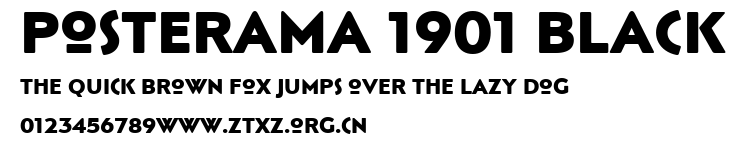 Posterama 1901 Black.ttf