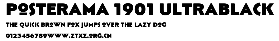 Posterama 1901 UltraBlack.ttf