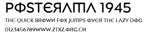 Posterama 1945.ttf