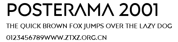 Posterama 2001.ttf