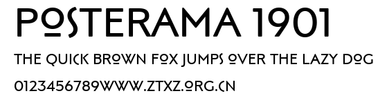 Posterama 1901.ttf