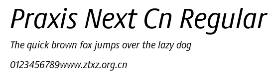 Praxis Next Cn Regular.ttf