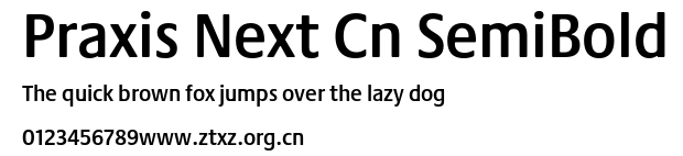 Praxis Next Cn SemiBold.ttf