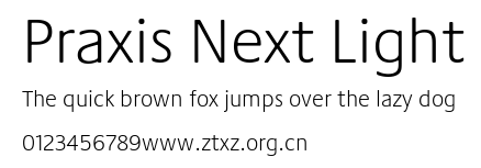 Praxis Next Light.ttf