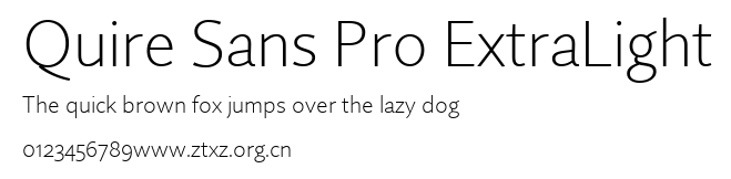 Quire Sans Pro ExtraLight.ttf