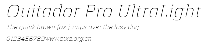 Quitador Pro UltraLight.ttf