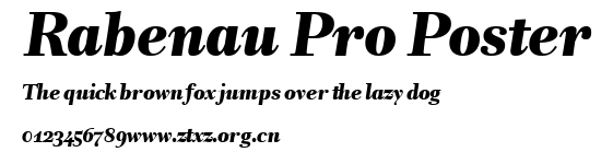 Rabenau Pro Poster.ttf