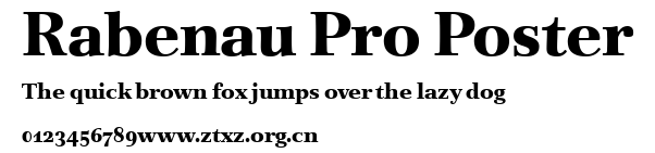 Rabenau Pro Poster.ttf