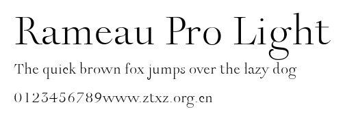 Rameau Pro Light.ttf