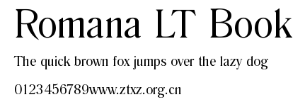 Romana LT Book.ttf