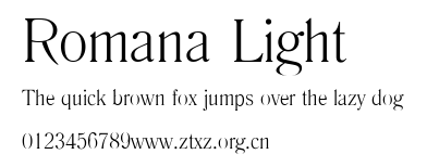 Romana Light.ttf