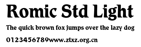 Romic Std Light.ttf