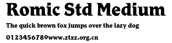 Romic Std Medium.ttf