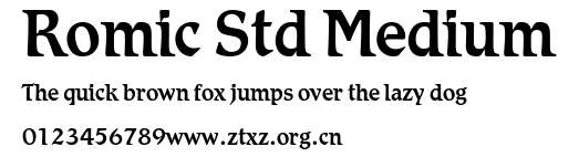Romic Std Medium.ttf
