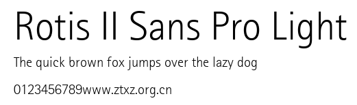 Rotis II Sans Pro Light.ttf