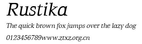 Rustika.ttf