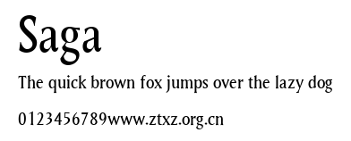 Saga.ttf