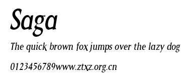 Saga.ttf