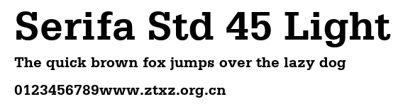 Serifa Std 45 Light.ttf