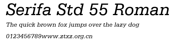 Serifa Std 55 Roman.ttf