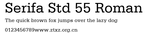 Serifa Std 55 Roman.ttf