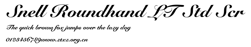 Snell Roundhand LT Std Scr.ttf