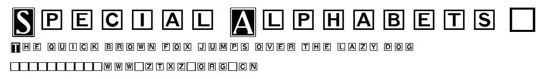 Special Alphabets 6.ttf