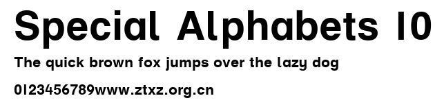 Special Alphabets 10.ttf