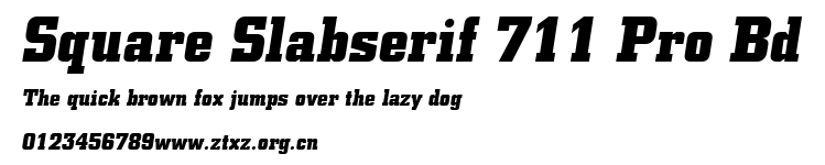Square Slabserif 711 Pro Bd.ttf