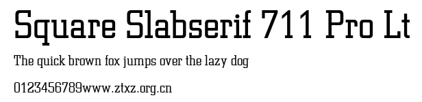 Square Slabserif 711 Pro Lt.ttf