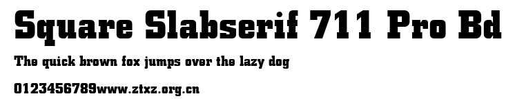 Square Slabserif 711 Pro Bd.ttf