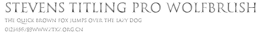 Stevens Titling Pro WolfBrush.ttf