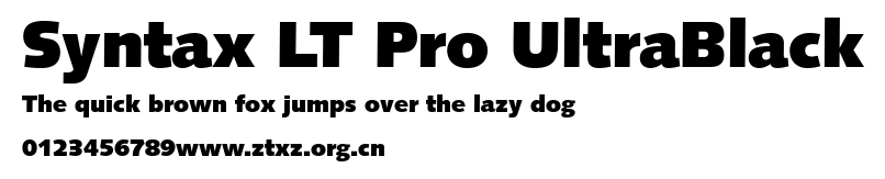 Syntax LT Pro UltraBlack.ttf