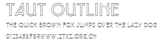 Taut Outline.ttf