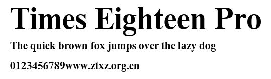 Times Eighteen Pro.ttf