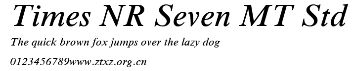 Times NR Seven MT Std.ttf