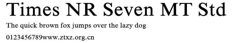 Times NR Seven MT Std.ttf