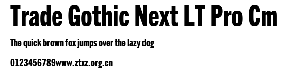 Trade Gothic Next LT Pro Cm.ttf