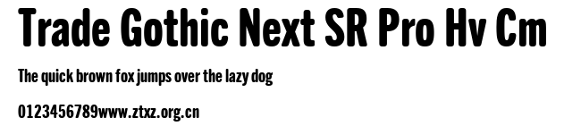 Trade Gothic Next SR Pro Hv Cm.ttf