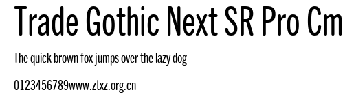 Trade Gothic Next SR Pro Cm.ttf