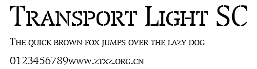 Transport Light SC.ttf
