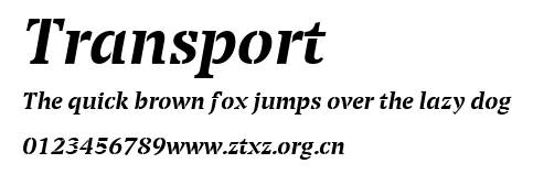 Transport.ttf